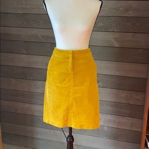 J Crew Corduroy Pencil Skirt